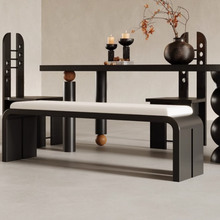 Muatkan imej ke dalam penonton Galeri, Villanueva PU Seat Curve Edge Long Bench
