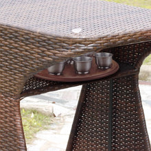 将图片加载到图库查看器，Lillian Glass Top Compact Balcony Outdoor Furniture
