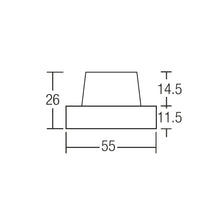 Load image into Gallery viewer, ARMOR White Rubber Door Bumper ADS-011/SN

