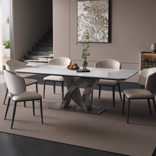 Muatkan imej ke dalam penonton Galeri, Howell Exquisite Italian Lluxury Modern Sintered Stone Dining Table
