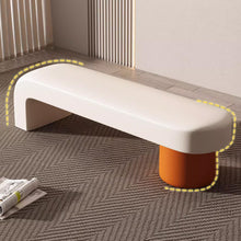 将图片加载到图库查看器，Koch Architect Shoe PU Leather Fitting Room Bench
