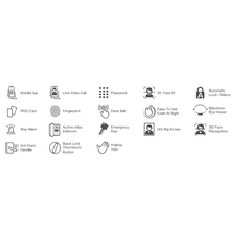 Muatkan imej ke dalam penonton Galeri, SKISET Smart Digital Lock X-70
