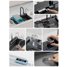 Muatkan imej ke dalam penonton Galeri, VULCANO SUS304 Stainless Steel Nano Handmade Kitchen Sink [WHALE]
