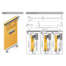 Load image into Gallery viewer, MIRAI #909 Hidden Sliding System With Soft Closing
