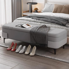 Load image into Gallery viewer, Lambert Tech Fabric Dual Tone Storage Bench
