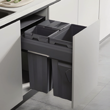 Load image into Gallery viewer, MIRAI Multi Compartment Pull Out Cabinet Trash Bin
