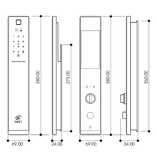 Load image into Gallery viewer, SKISET Smart Digital Lock DS-5
