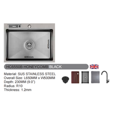 Muatkan imej ke dalam penonton Galeri, VULCANO SUS304 Stainless Steel Mini Honeycomb [HC6550S/HC6550B/HC6550G/HC6550RG]
