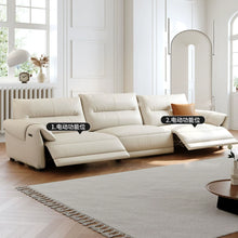 将图片加载到图库查看器，Curtis Leather Electric Recliner Sofa
