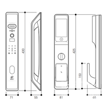 Muatkan imej ke dalam penonton Galeri, SKISET Pro Smart Digital Lock With Camera S-3 PRO
