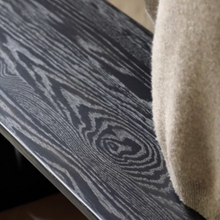 Load image into Gallery viewer, Zaid Luxury Wood Fabric Long Bench
