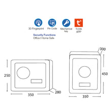 Load image into Gallery viewer, AEGLOG Digital Safe Box AEG-DSB-AG25/45
