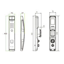 Muatkan imej ke dalam penonton Galeri, AEGLOG Smart Push Pull Door Lock AEG-SDL-SD500
