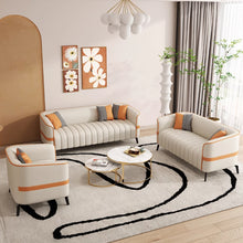Muatkan imej ke dalam penonton Galeri, Cohen Pet Friendly PU Leather Caterpillar Seat Sofa
