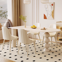 将图片加载到图库查看器，Jerome Corner Ball Legged Dining Table Set
