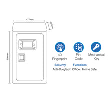 Load image into Gallery viewer, AEGLOG Anti Burglary Digital Safe Box AEG-DSB-FD810
