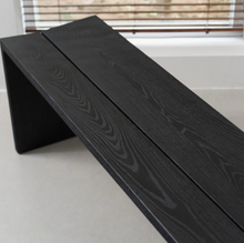将图片加载到图库查看器，Brock Uneven V Seat Solid Wood Bench
