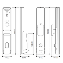 Muatkan imej ke dalam penonton Galeri, SKISET Pro Smart Digital Lock With Camera S-1 PRO
