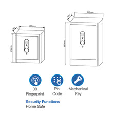 Load image into Gallery viewer, AEGLOG Fingerprint Digital Safe Box AEG-DSB-TS25 / TS50
