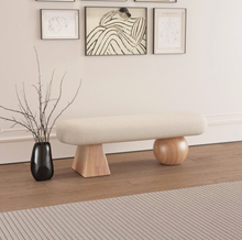 将图片加载到图库查看器，Ortega Homestay Balancing Shape Shoe Bench
