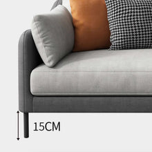 将图片加载到图库查看器，Meyers Dual Tone Latex Minimalist Sofa Ottoman

