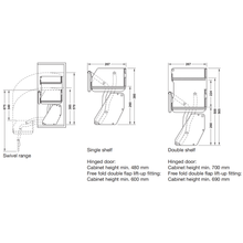 Load image into Gallery viewer, HAFELE Utensio Plus H2 Wall Unit
