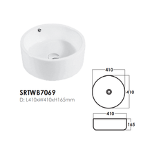 将图片加载到图库查看器，SORENTO Counter Top Basin
