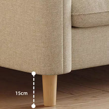 Muatkan imej ke dalam penonton Galeri, Olson High Tech Fabric Cream Sofa
