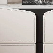 将图片加载到图库查看器，Karyn Italian Design PU Leather Beside Table
