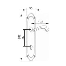 Load image into Gallery viewer, MESTRE Basic Series Solid Brass Lever Handle On Plate 4330
