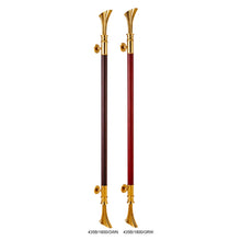 将图片加载到图库查看器，ES'TECH Brass / Wooden Pull Handle 435B
