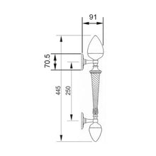 Muatkan imej ke dalam penonton Galeri, MESTRE Pull Handle Series Solid Brass Pull Handle 4487

