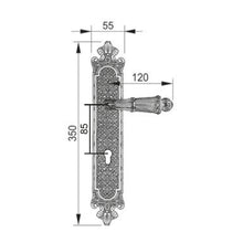 Muatkan imej ke dalam penonton Galeri, MESTRE Exclusive Series Solid Brass Lever Handle On Plate 4620
