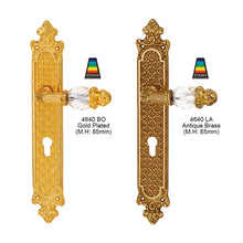 将图片加载到图库查看器，MESTRE Exclusive Series Solid Brass Lever Handle On Plate 4640
