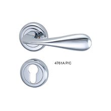 将图片加载到图库查看器，IRANZO Solid Brass Lever Handle on Rose 4761A
