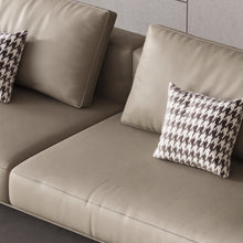 Muatkan imej ke dalam penonton Galeri, Fitzgerald Italian Designer Luxury Wide Seat Cowhide Leather Sofa
