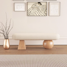 将图片加载到图库查看器，Ortega Homestay Balancing Shape Shoe Bench
