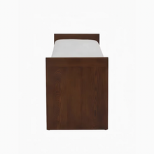 Muatkan imej ke dalam penonton Galeri, Sanford Solid Wood Leather Designer Bench
