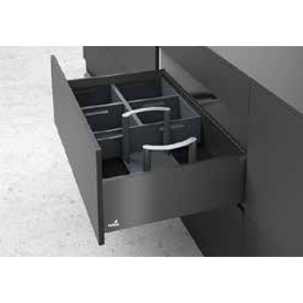HETTICH Orga Tray 270, Beech, Anthracite Lacquered
