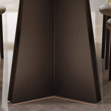 Muatkan imej ke dalam penonton Galeri, Erika V Shape Leg Sintered Stone Dining Table
