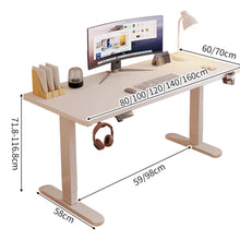 Load image into Gallery viewer, Sharpe Electric Lift Gaming Work Study Desk
