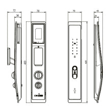 Muatkan imej ke dalam penonton Galeri, AEGLOG 3D Face Smart Push Pull Door Lock AEG-SDL-6068/V8
