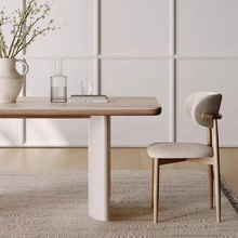 将图片加载到图库查看器，Rebekah Nordic French Rock Slab Dining Table
