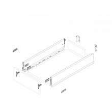 将图片加载到图库查看器，BLUM MERIVOBOX Height Drawer Combo S2
