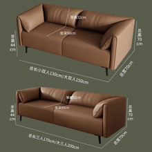 Muatkan imej ke dalam penonton Galeri, Bilal Low Back Rest Lazy Pet Friendly Leather Sofa
