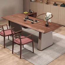 将图片加载到图库查看器，Neo Traditional Tea House Concept Dining Table
