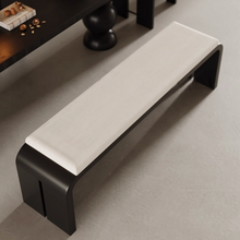 Muatkan imej ke dalam penonton Galeri, Villanueva PU Seat Curve Edge Long Bench
