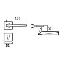 Load image into Gallery viewer, ARMOR Signature Lever Handle Lock ALM-Z7060/S60/6085
