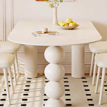 将图片加载到图库查看器，Jerome Corner Ball Legged Dining Table Set
