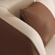 Load image into Gallery viewer, Lloyd Low Back Rest Side Tone Pet Friendly Leather Sofa
